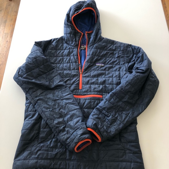 patagonia nano puff hoody navy